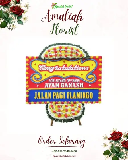 Sewa Papan Bunga Palmeriam